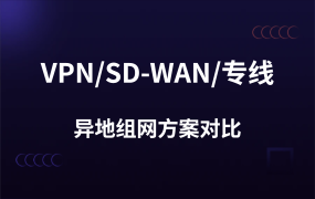 VPN/SD-WAN/專線？視頻監(jiān)控異地組網(wǎng)方案對比
